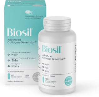 Biosil Collagen Generator – 120 Capsules | Patented ch-OSA® Complex | 60-Day Supply