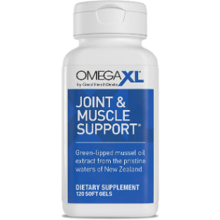 OmegaXL – Natural Joint & Muscle Support Supplement 120 Count