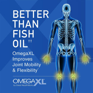 OmegaXL – Natural Joint & Muscle Support Supplement 120 Count